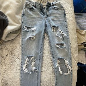 pacsun ripped light jeans